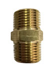 1/2男性NPT *1/2の男性Nptの黄銅の六角形のニップルは真鍮の管のアダプターに匹敵する